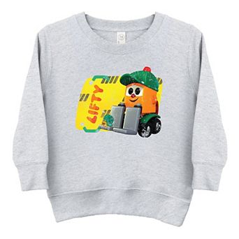 Leo the Truck Lifty Name Distressed - Toddler Graphic Sweatshirt