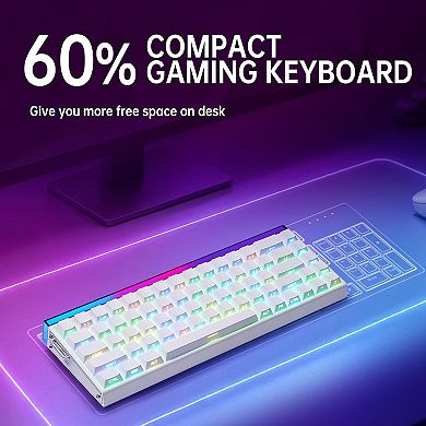 AULA Hero68 HE 60-Key Wired Hall Effect Gaming Keyboard, RGB, Rapid Trigger and Response
