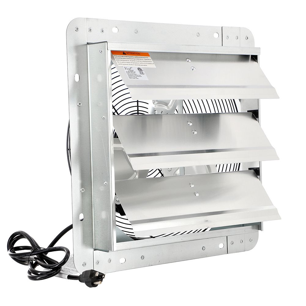 12 Inch Shutter Exhaust Fan with Power Cord