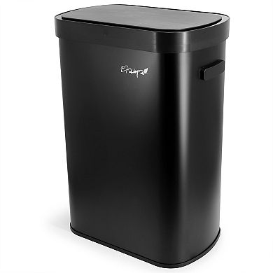 13 Gallon Automatic Sensor Hands Free Trash Can in Black