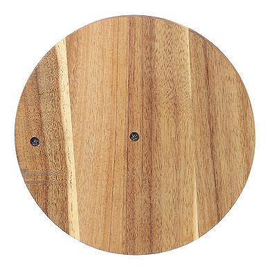 Elama 14 inch Acacia Wood Paper Towel Holder