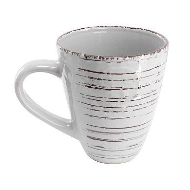 Malibu Calcite 16-Piece Dinnerware Set in Light Gray