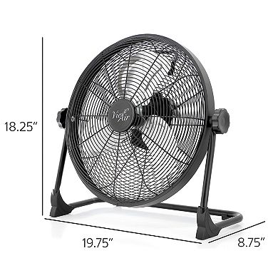 16 Inch Rechargeable Indoor/Outdoor Floor Fan (IPX4 Rated)