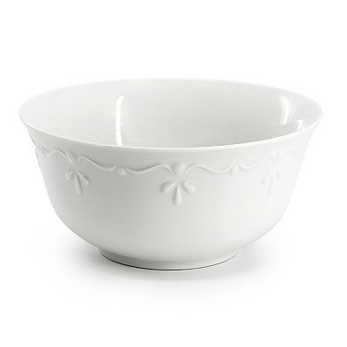 Henryi 18 Piece Porcelain Dinnerware Set in White