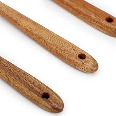 Elama 6 Piece Acacia Wood Kitchen Utensil Set