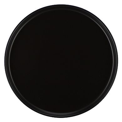 Josh 18 Piece Stoneware Dinnerware Set in Matte Black