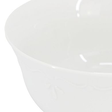 Henryi 6 Piece 6.1 Inch Porcelain Bowl Set in White
