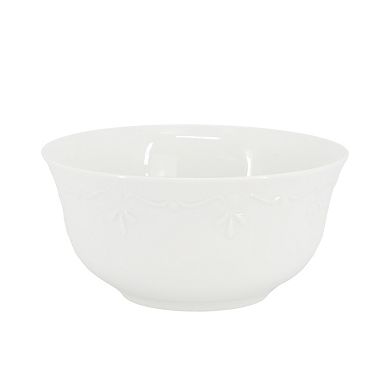 Henryi 6 Piece 6.1 Inch Porcelain Bowl Set in White