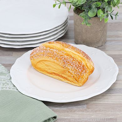 Henryi 6 Piece 8.75 Inch Porcelain Salad Plate Set in White