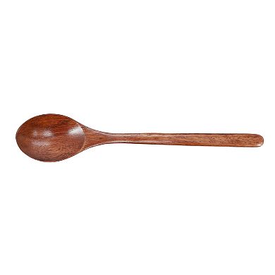 Elama 6 Piece 9 Inch Acacia Wood Spoon Set