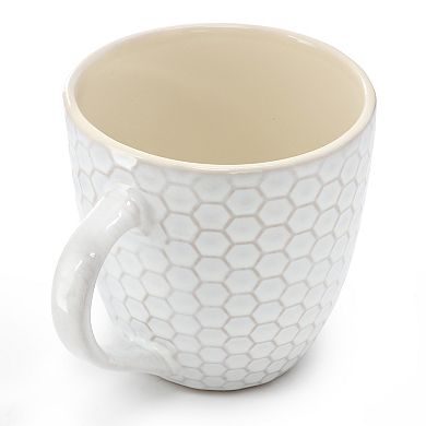Honey Bee 6-Piece 15 oz. Mug Set, Assorted Colors
