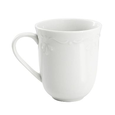 Henryi 16 Piece Porcelain Dinnerware Set in White