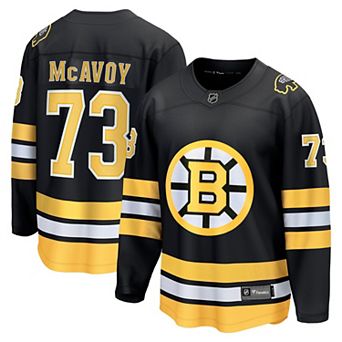 Men's Fanatics Charlie McAvoy Black Boston Bruins Home Breakaway Player Jersey