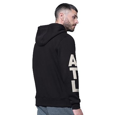 Men's Starter Black Atlanta Falcons Handoff Fleece Hoodie Sweatshirt