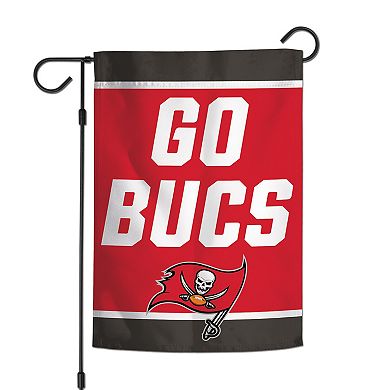 WinCraft Tampa Bay Buccaneers 12'' x 18'' Double-Sided Slogan Garden Flag