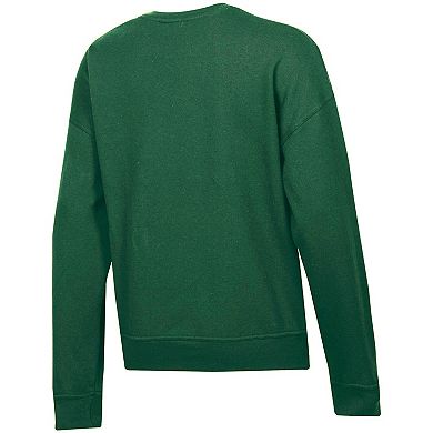 Women's Champion Green Michigan State Spartans Powerblend Sweatshirt