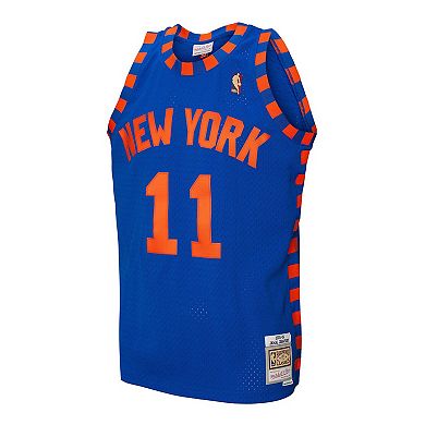 Men's Mitchell & Ness Jamal Crawford Blue New York Knicks 2005/06 Hardwood Classics Swingman Jersey