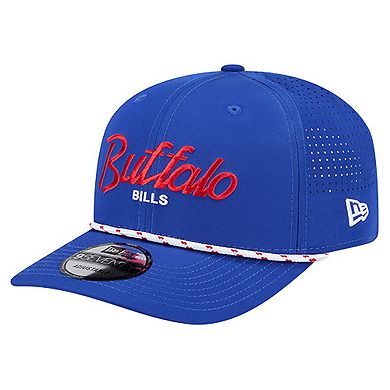 Men's New Era Royal Buffalo Bills Script 9SEVENTY Adjustable Hat