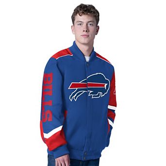 Men's G-III Sports by Carl Banks Royal Buffalo Bills Prime Time Full-Zip Racing Jacket