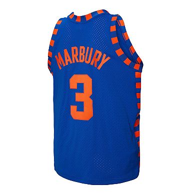 Men's Mitchell & Ness Stephon Marbury Blue New York Knicks 2005/06 Hardwood Classics Swingman Jersey