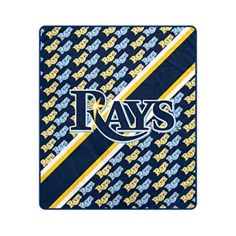 Pegasus Tampa Bay Rays 50" x 60" Diagonal Lined Wordmark Ultra Soft Blanket