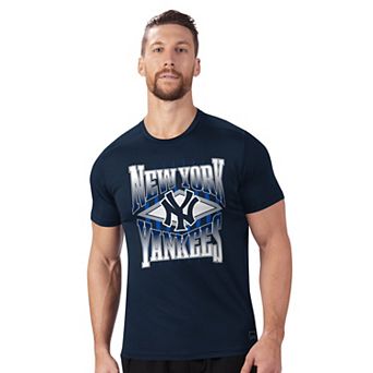 Men's Starter x MSX by Michael Strahan Navy New York Yankees Performance Team Graphic T-Shirt
