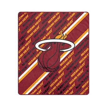 Pegasus Miami Heat 50" x 60" Diagonal Lined Wordmark Ultra Soft Blanket