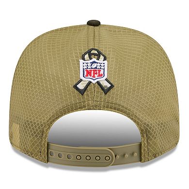 Men's New Era Green Houston Texans 2025 Salute to Service 9SEVENTY Adjustable Hat