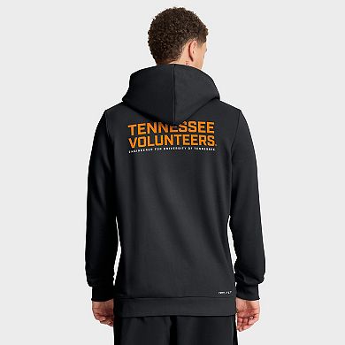 Men's Nike Black Tennessee Volunteers 2025 Sideline Standard Issue Dri-FIT Full-Zip Hoodie
