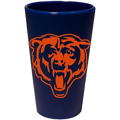 WinCraft Chicago Bears 16oz. Silicone Pint Glass
