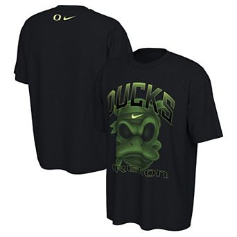 Men's Nike Black Oregon Ducks Mummy Duck Glow In The Dark T-Shirt