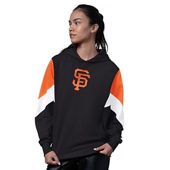 Women's Starter Black San Francisco Giants Scrimmage Pullover Hoodie
