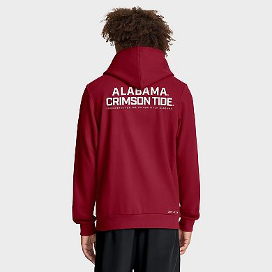 Men's Nike Crimson Alabama Crimson Tide 2025 Sideline Standard Issue Dri-FIT Full-Zip Hoodie