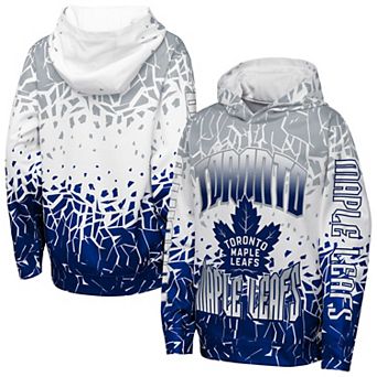Youth Outerstuff Gray Toronto Maple Leafs Frozen Frenzy Hoodie