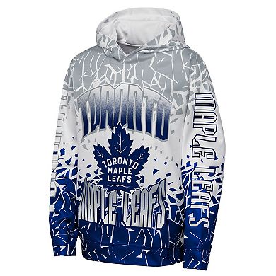 Youth Outerstuff Gray Toronto Maple Leafs Frozen Frenzy Hoodie