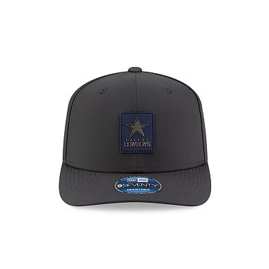 Men's New Era Charcoal Dallas Cowboys 2025 Sideline Cold Weather 9SEVENTY Adjustable Hat