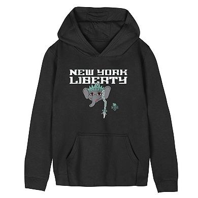 Youth Outerstuff Black New York Liberty City Cheer Hoodie