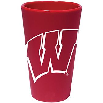WinCraft Wisconsin Badgers 16oz. Silicone Pint Glass