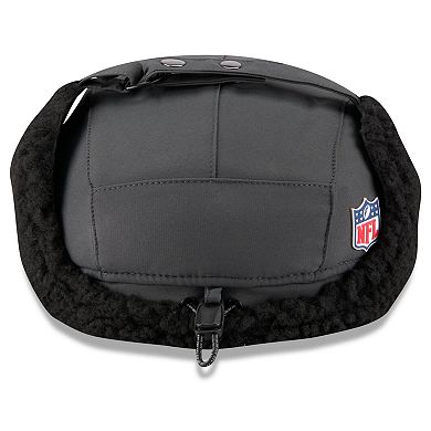 Men's New Era Charcoal Cincinnati Bengals 2025 Sideline Cold Weather Runner Dog Ear Adjustable Hat