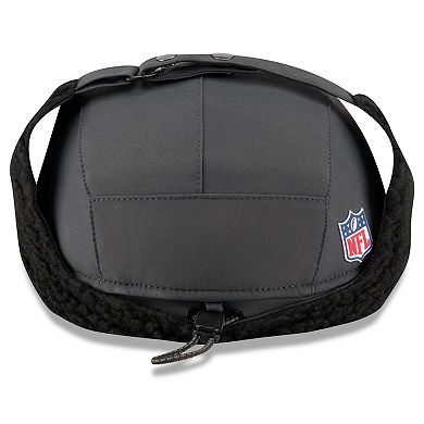 Men's New Era Charcoal Cleveland Browns 2025 Sideline Cold Weather Runner Dog Ear Adjustable Hat