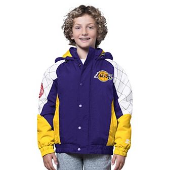 Youth Starter Purple/Gold Los Angeles Lakers All Time Pro Jr. Full-Zip Hoodie Jacket