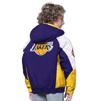 Youth Starter Purple/Gold Los Angeles Lakers All Time Pro Jr. Full-Zip Hoodie Jacket