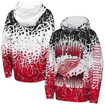 Youth Outerstuff Black Detroit Red Wings Frozen Frenzy Hoodie