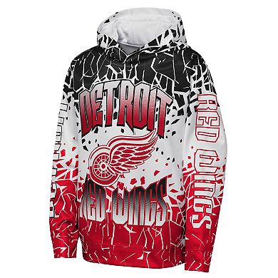 Youth Outerstuff Black Detroit Red Wings Frozen Frenzy Hoodie