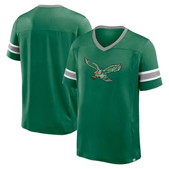Men's Fanatics Kelly Green Philadelphia Eagles Hometown Premium Hashmark V-Neck T-Shirt