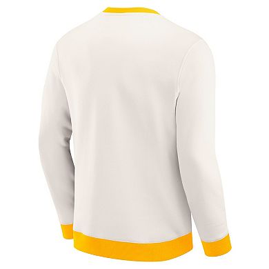 Men's Darius Rucker Collection by Fanatics Cream Nashville Predators Colorblock Pullover Sweatshirt