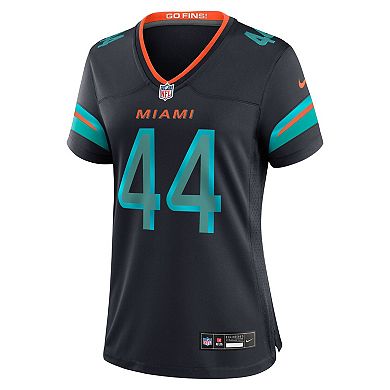 Women's Nike Chop Robinson Pitch Blue Miami Dolphins 2025 Rivalries Collection Game Jersey
