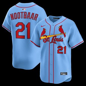 Men's Nike Lars Nootbaar Light Blue St. Louis Cardinals Alternate Limited Jersey