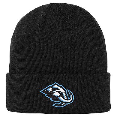 Youth Outerstuff Black Utah Mammoth 2.0 Essential Cuffed Knit Hat