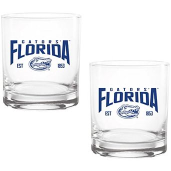 Florida Gators Two-Pack 14oz. Established Rocks Glass Set